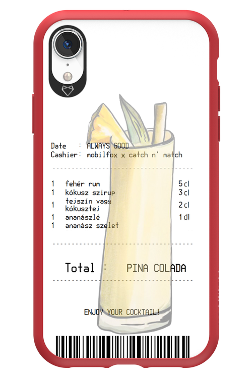 pina colada koktél - Apple iPhone XR