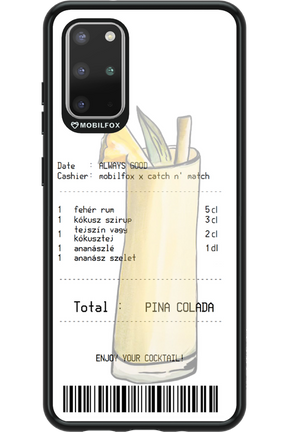 pina colada koktél - Samsung Galaxy S20+