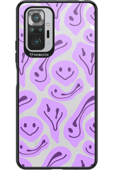 Fluid Smiley Purple - Xiaomi Redmi Note 10 Pro