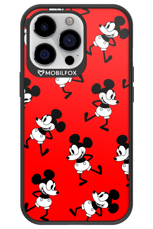 Iconic Mouse (red pattern) - Apple iPhone 13 Pro