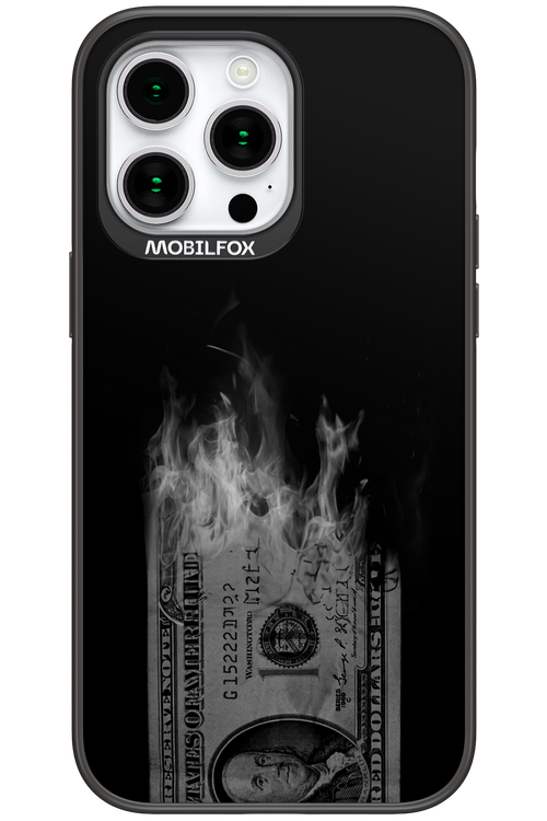 Money Burn B&W 2.0 - Apple iPhone 15 Pro Max