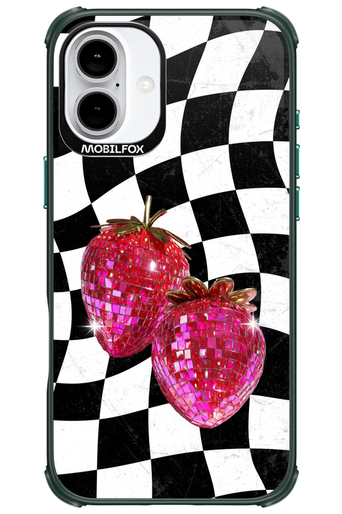 Disco Strawberry 2.0 - Apple iPhone 16 Plus