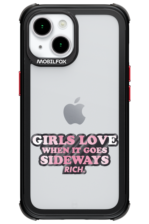 When it goes sideways - Apple iPhone 15