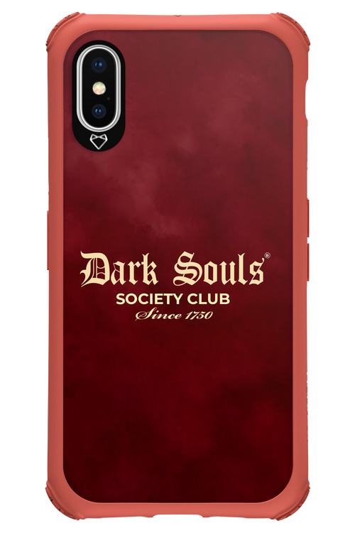 Dark Souls (Burgundy) - Apple iPhone X