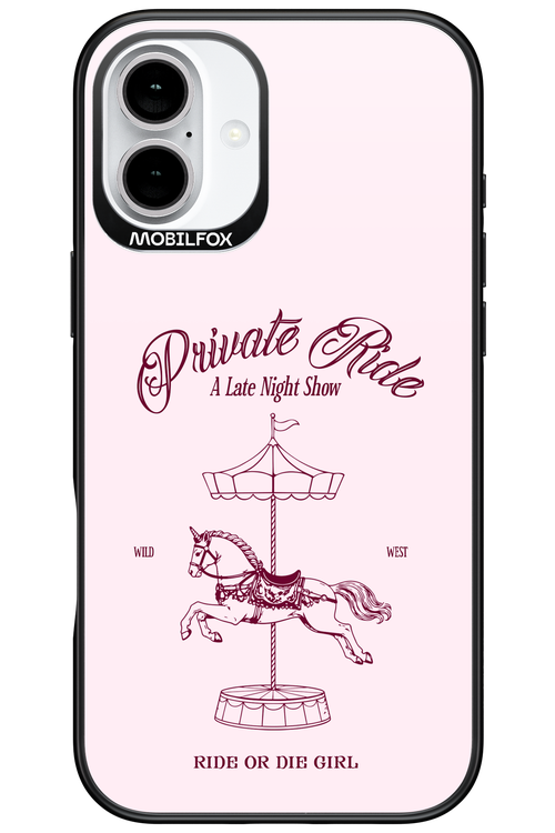 Private Ride 2.0 - Apple iPhone 16 Plus