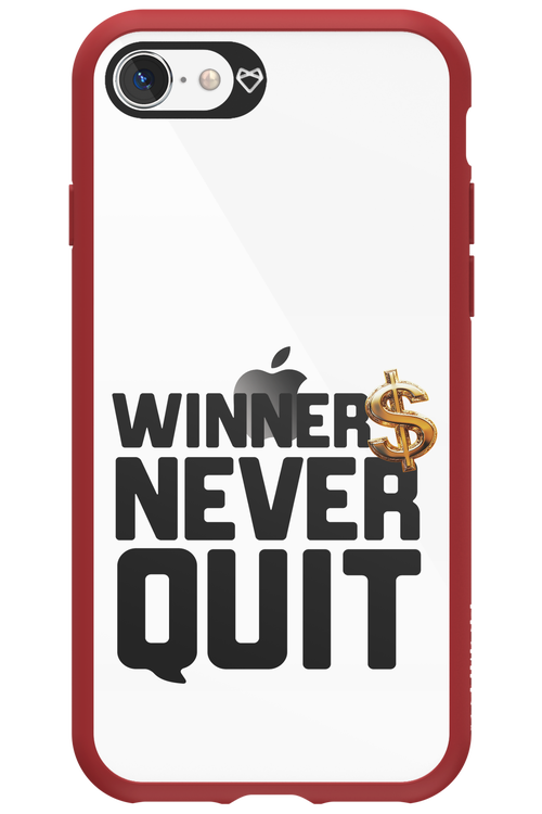 Winners Never Quit - Apple iPhone SE 2022