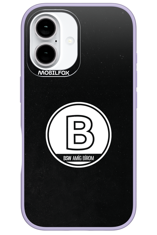 Amig bírom Black - Apple iPhone 16