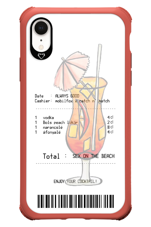 sex on the beach koktél - Apple iPhone XR