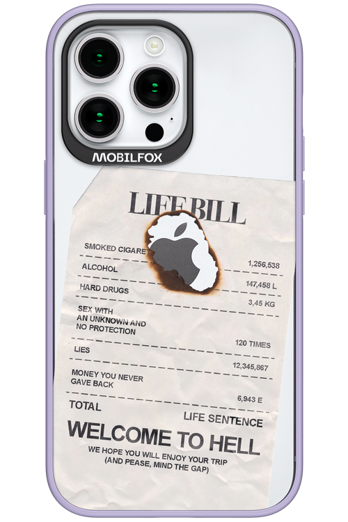 Life Bill - Apple iPhone 15 Pro Max