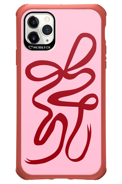 Burgundy Bow - Apple iPhone 11 Pro Max