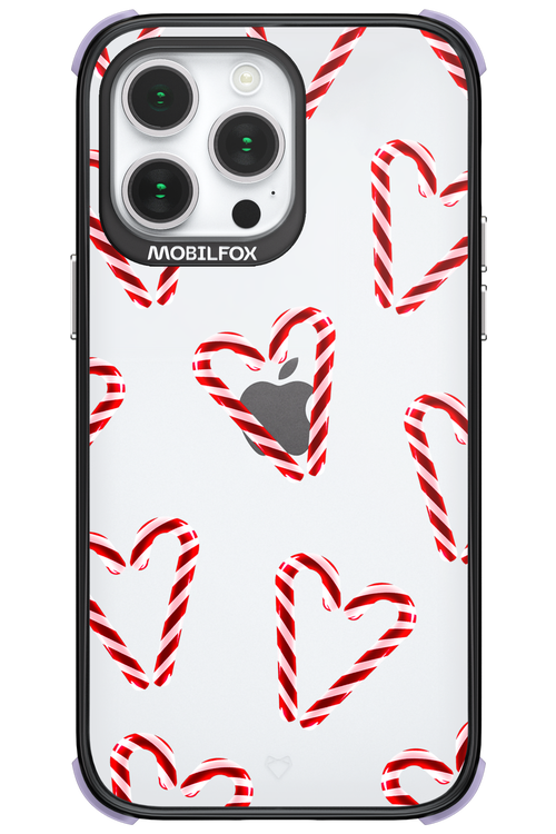 Candy Cane Hearts - Apple iPhone 14 Pro Max