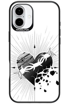 Fekete Szív - Apple iPhone 16 Plus