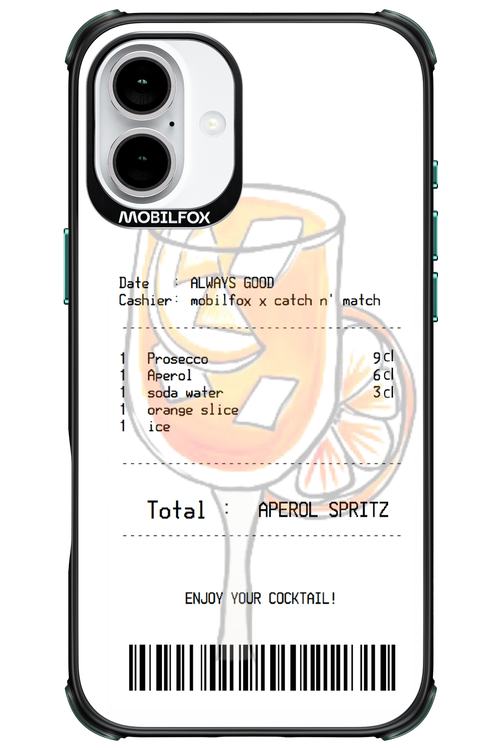 aperol spritz cocktail - Apple iPhone 16 Plus