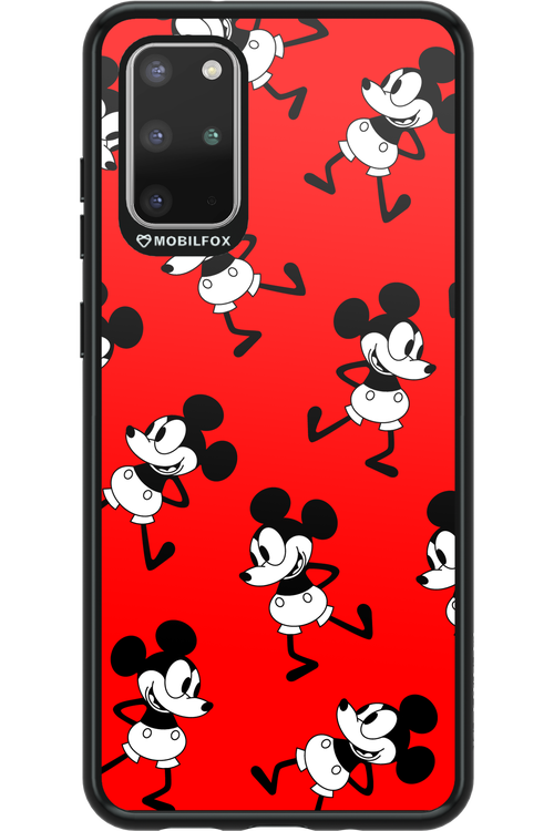 Iconic Mouse (red pattern) - Samsung Galaxy S20+