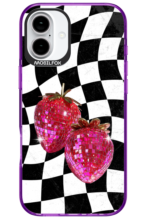 Disco Strawberry 2.0 - Apple iPhone 16 Plus