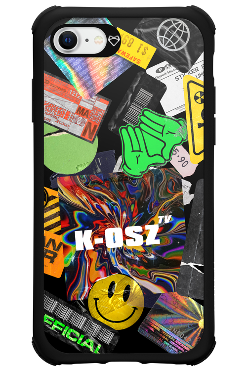 K-osz Sticker Black - Apple iPhone 7