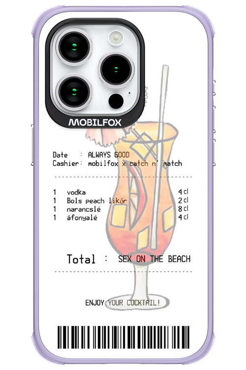 sex on the beach koktél - Apple iPhone 15 Pro