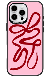 Burgundy Bow - Apple iPhone 16 Pro Max