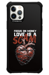Focus on money, love is a scam - Apple iPhone 12 Pro