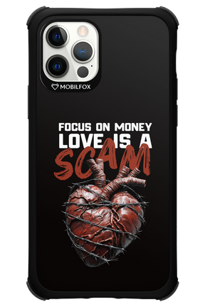 Focus on money, love is a scam - Apple iPhone 12 Pro