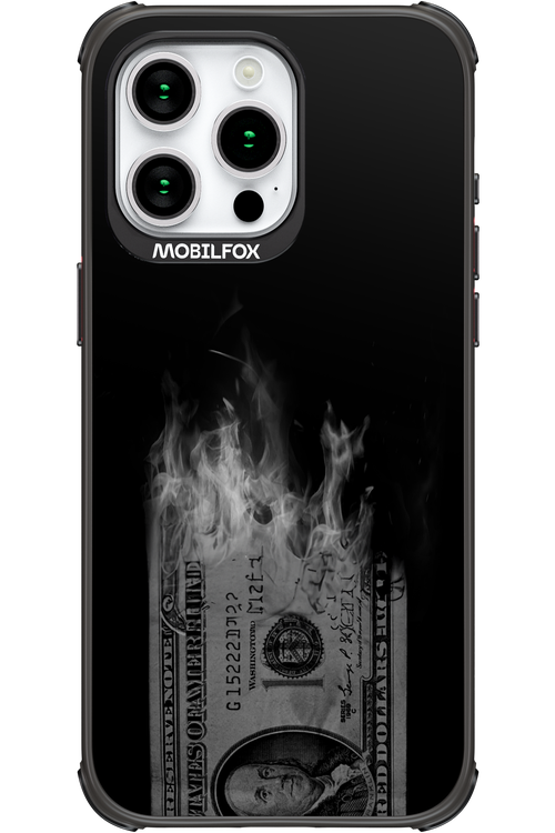 Money Burn B&W 2.0 - Apple iPhone 15 Pro Max