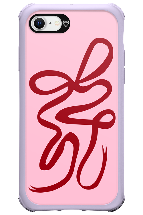 Burgundy Bow - Apple iPhone SE 2020