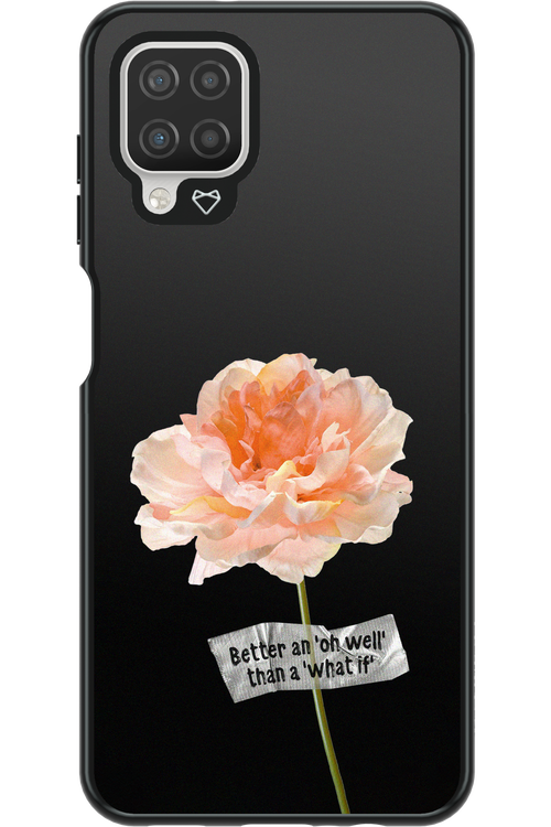 Flower Black - Samsung Galaxy A12