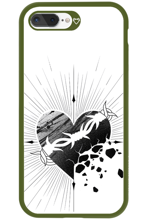 Fekete Szív - Apple iPhone 8 Plus