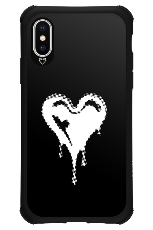 Heart Black - Apple iPhone XS