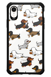 Scary Dachshund (Transparent) - Apple iPhone XR
