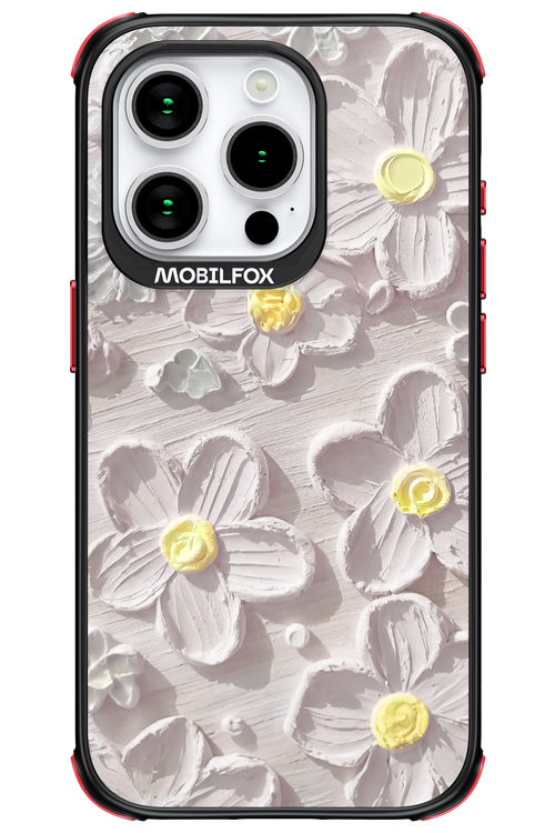 White Flowers - Apple iPhone 15 Pro