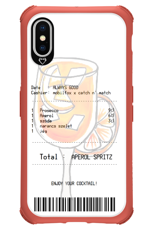 aperol spritz koktél - Apple iPhone XS
