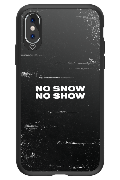 No snow, no show - Apple iPhone XS