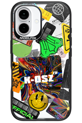 K-osz Sticker Transparent - Apple iPhone 16