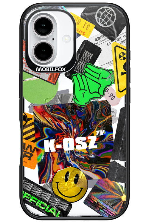 K-osz Sticker Transparent - Apple iPhone 16