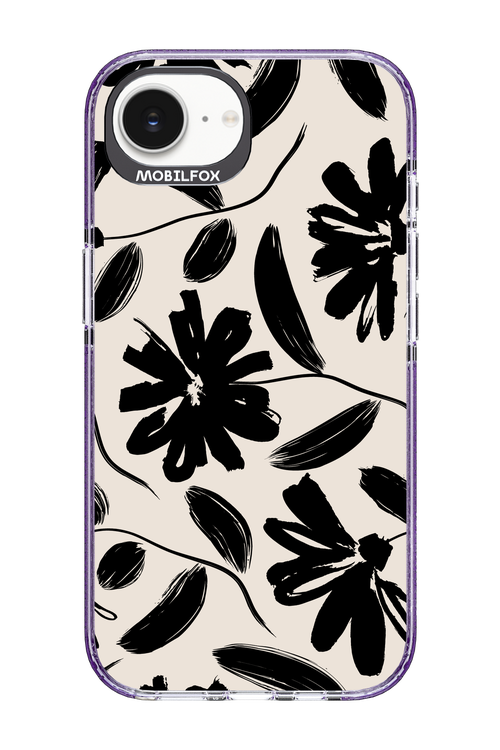 Monochrome Flowerss 2.0 - Apple iPhone 16e