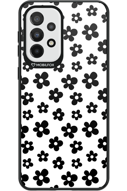 Monochrome Flowers  - Samsung Galaxy A33