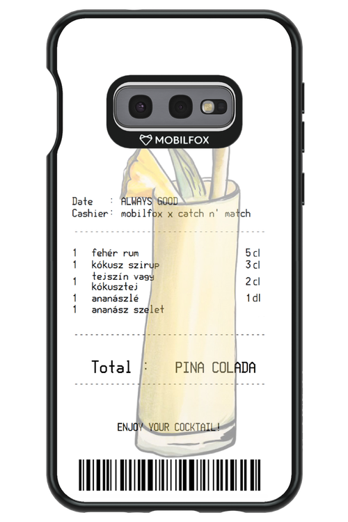 pina colada koktél - Samsung Galaxy S10e