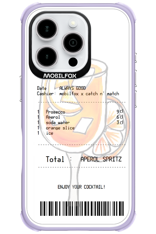 aperol spritz cocktail - Apple iPhone 16 Pro