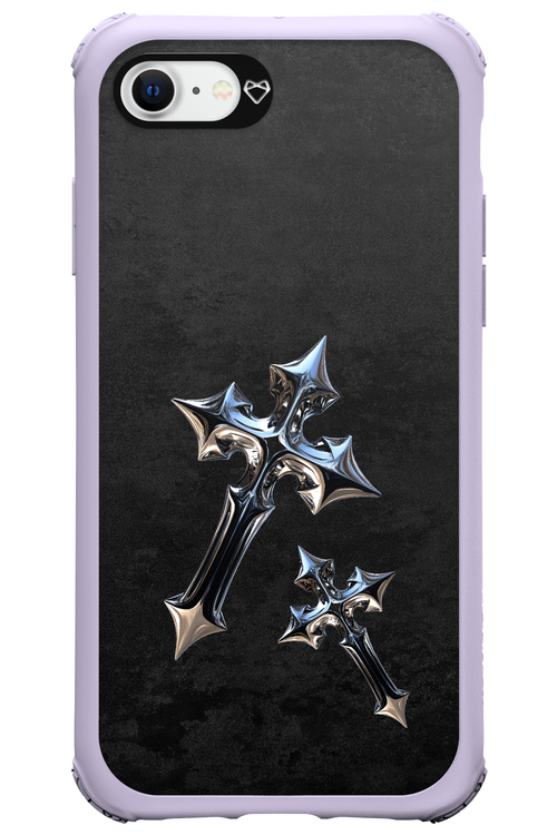 Chrome Crosses - Apple iPhone 8
