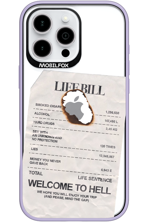 Life Bill - Apple iPhone 16 Pro Max