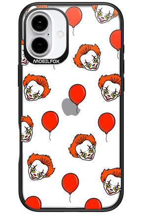 Mystery Clown (Transparent) - Apple iPhone 16 Plus