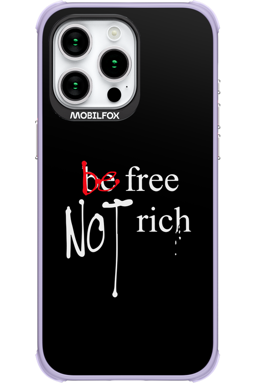 Be Free Black - Apple iPhone 15 Pro Max