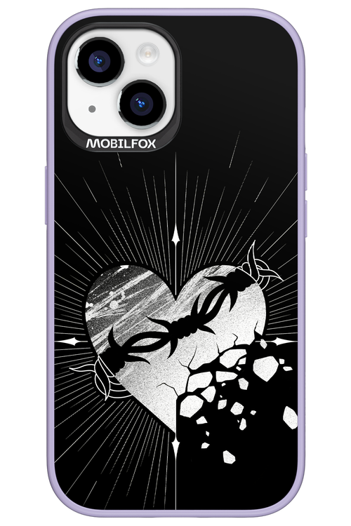 Fehér Szív - Apple iPhone 15