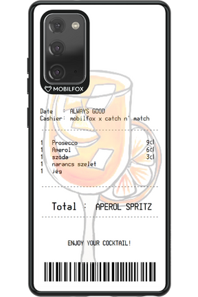 aperol spritz koktél - Samsung Galaxy Note 20