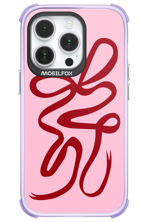 Burgundy Bow - Apple iPhone 14 Pro