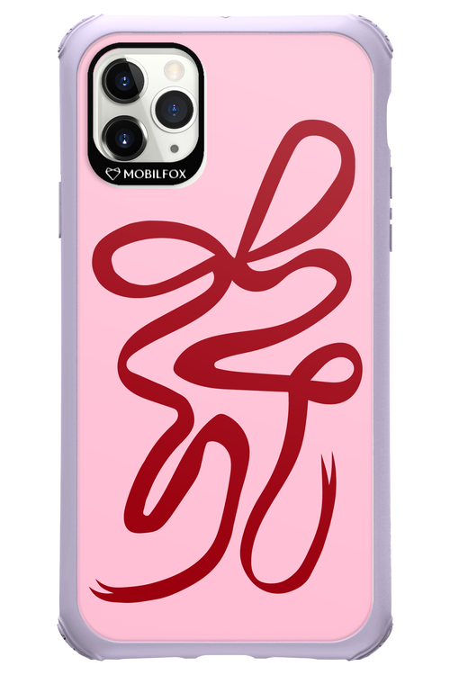 Burgundy Bow - Apple iPhone 11 Pro Max