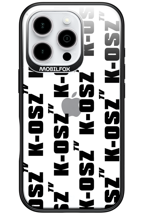 K-osz Transparent Black - Apple iPhone 16 Pro