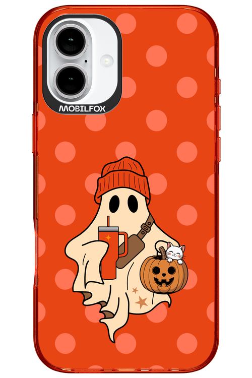 Ghost Girl (Orange) - Apple iPhone 16 Plus