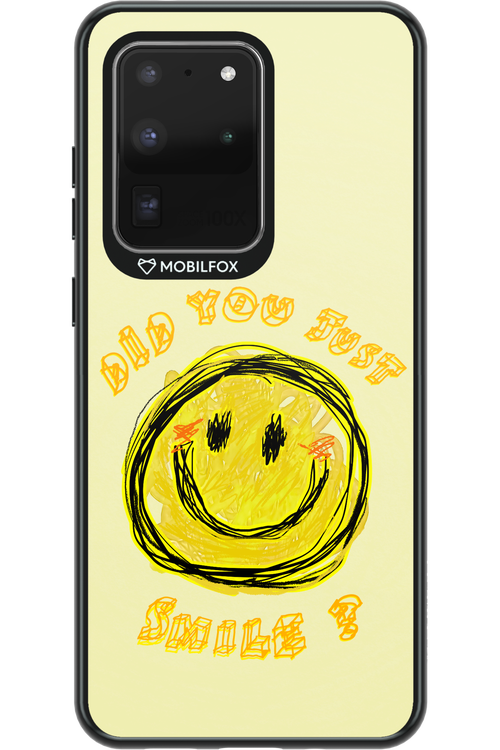 Crayon Smiley - Samsung Galaxy S20 Ultra 5G